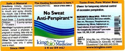 Image Of Label (No Sweat)